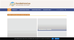 Desktop Screenshot of hundestrand.eu